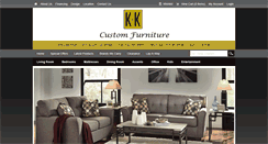 Desktop Screenshot of kandkfurniture.com